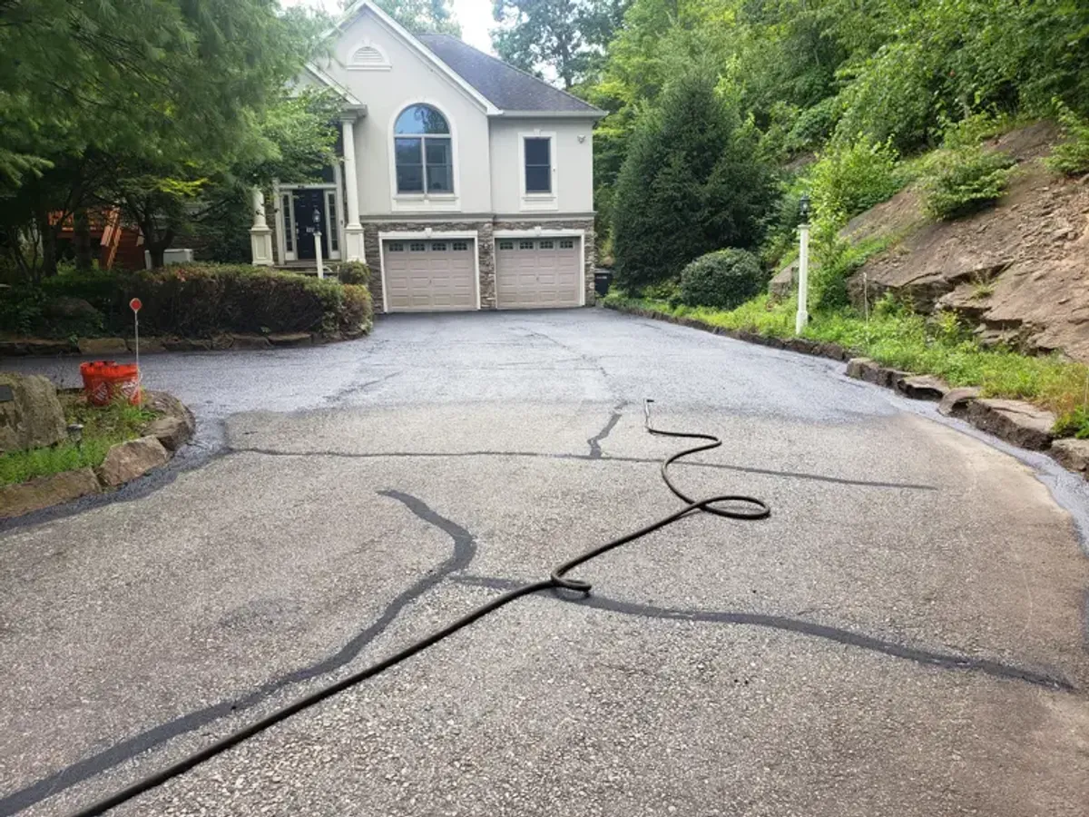 Crack Filling Services in NJ | Repair Asphalt in Clifton and Nearby - Close-Up - MAC Paving and Sealcoating
